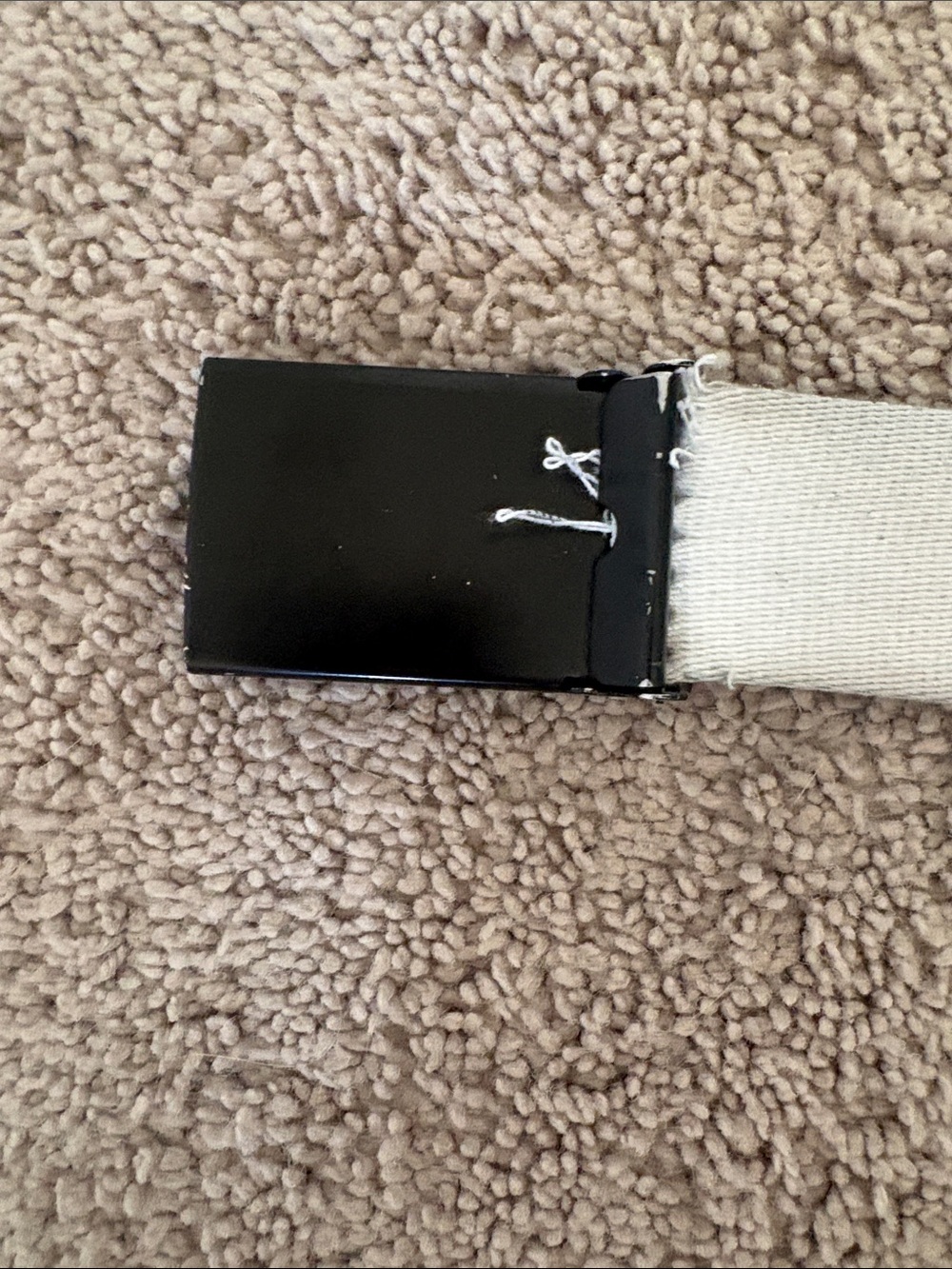 Vans Checkerboard Web Belt in Black and White - Picture 3 of 6